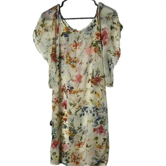 Y2K,vtg,MINT LIMIT  women XL, dress,sheer,chiffon type,bell ,tie,keyhole, NWT - Picture 11 of 15